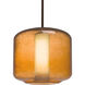 Niles 10 LED Bronze Stem Pendant Ceiling Light
