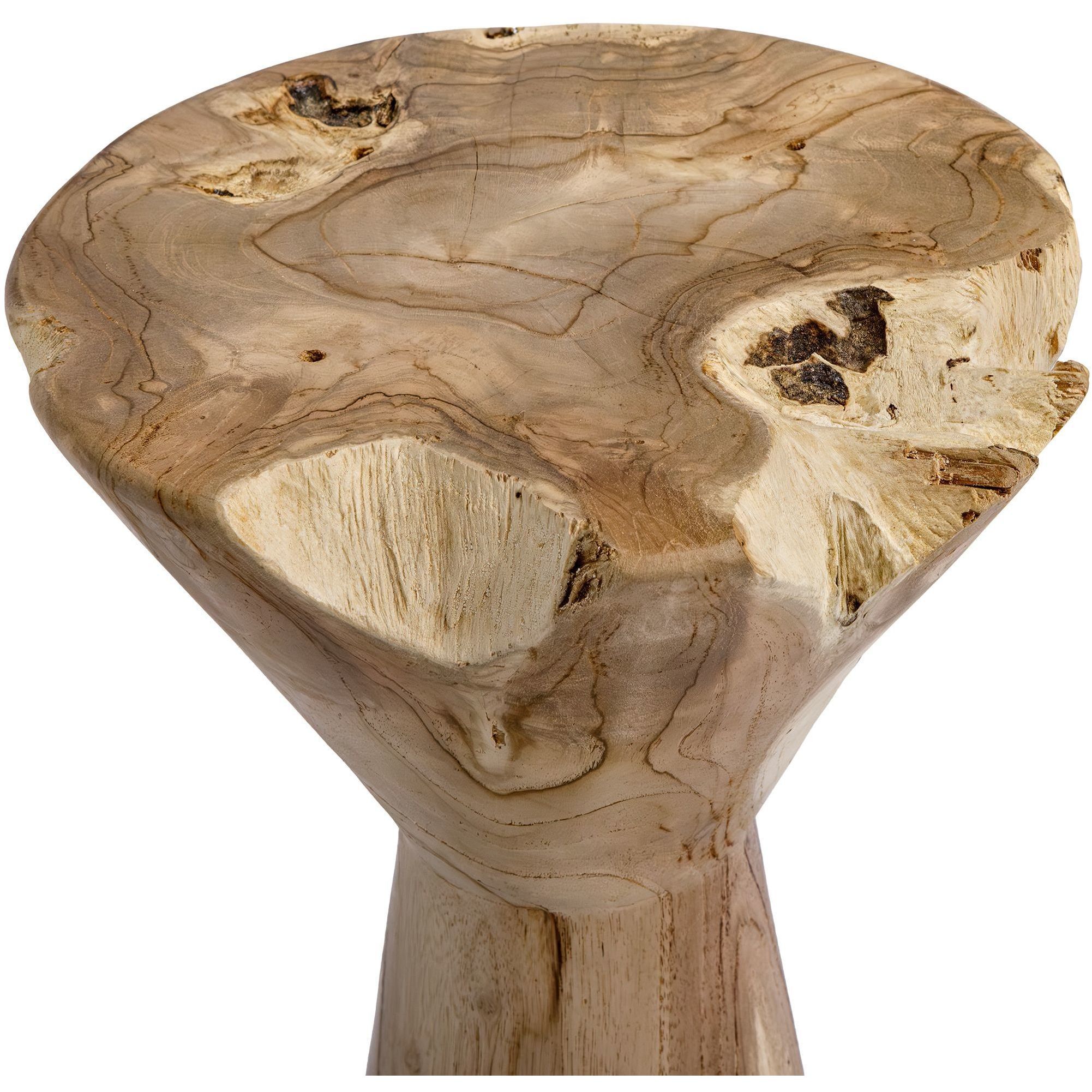 Coastwood 22.25 X 10 inch Bleached Natural Teak Indoor-Outdoor Drink Table