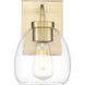 Dawes Sconce Wall Light in Brass