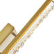 Stagger LED 4.3 inch Brass Wall Light