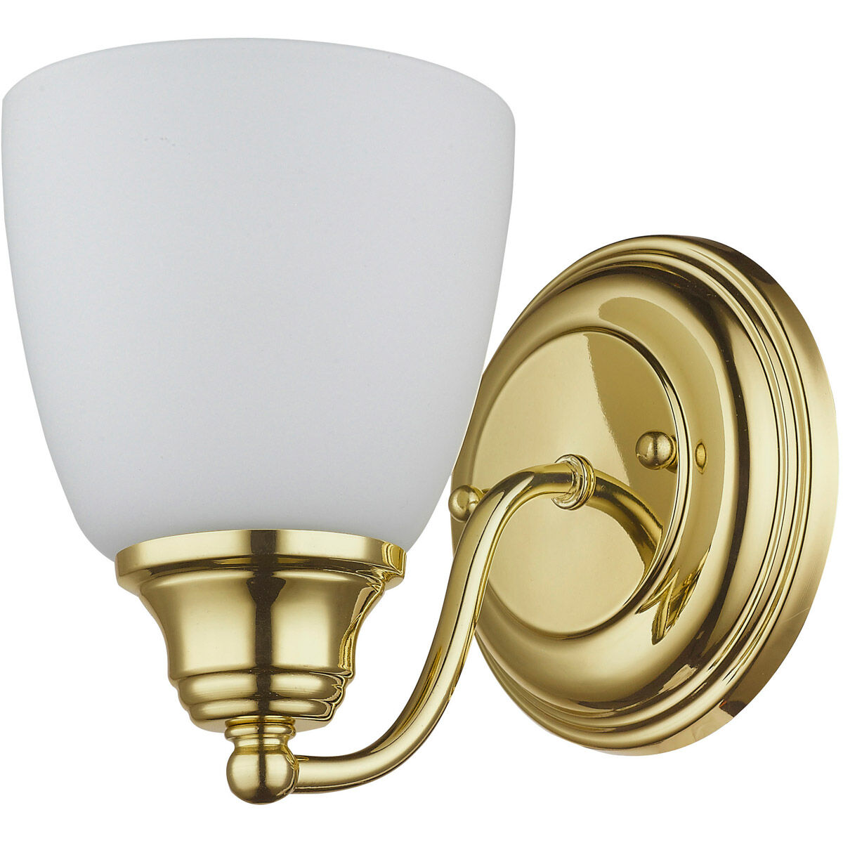 Somerville 1 Light 6 inch Polished Brass Wall Sconce Wall Light