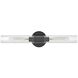Shea LED 24 inch Black Bath Light Wall Light