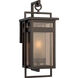 C&M by Chapman & Myers Fairhaven 1 Light 19 inch Truffle Outdoor Wall Light