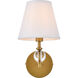 Bethany 1 Light 9 inch Brass Bath Sconce Wall Light