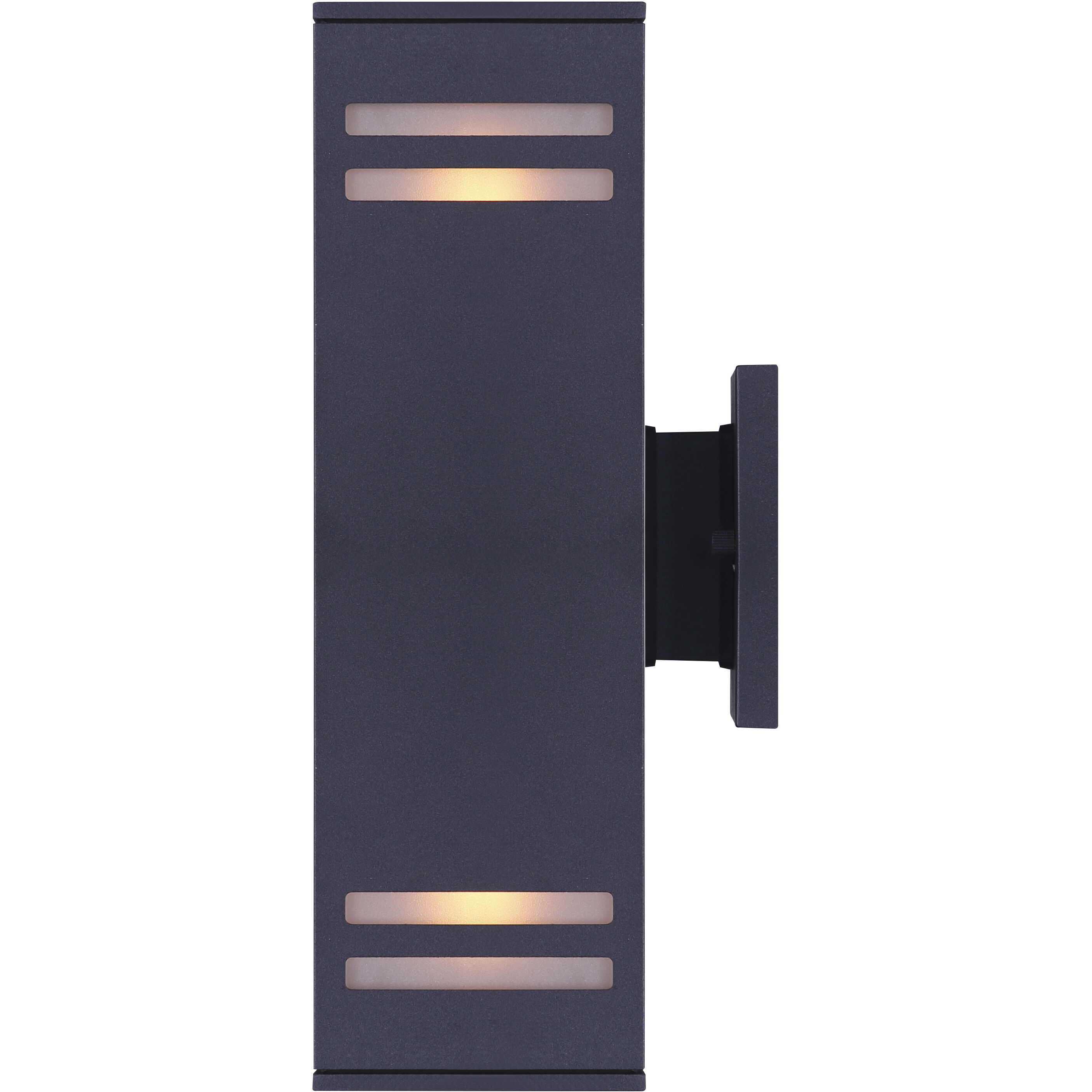 Madison 2 Light 13 inch Black Outdoor Wall Light