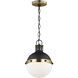 TOB by Thomas O'Brien Hanks 1 Light 8.13 inch Midnight Black Pendant Ceiling Light