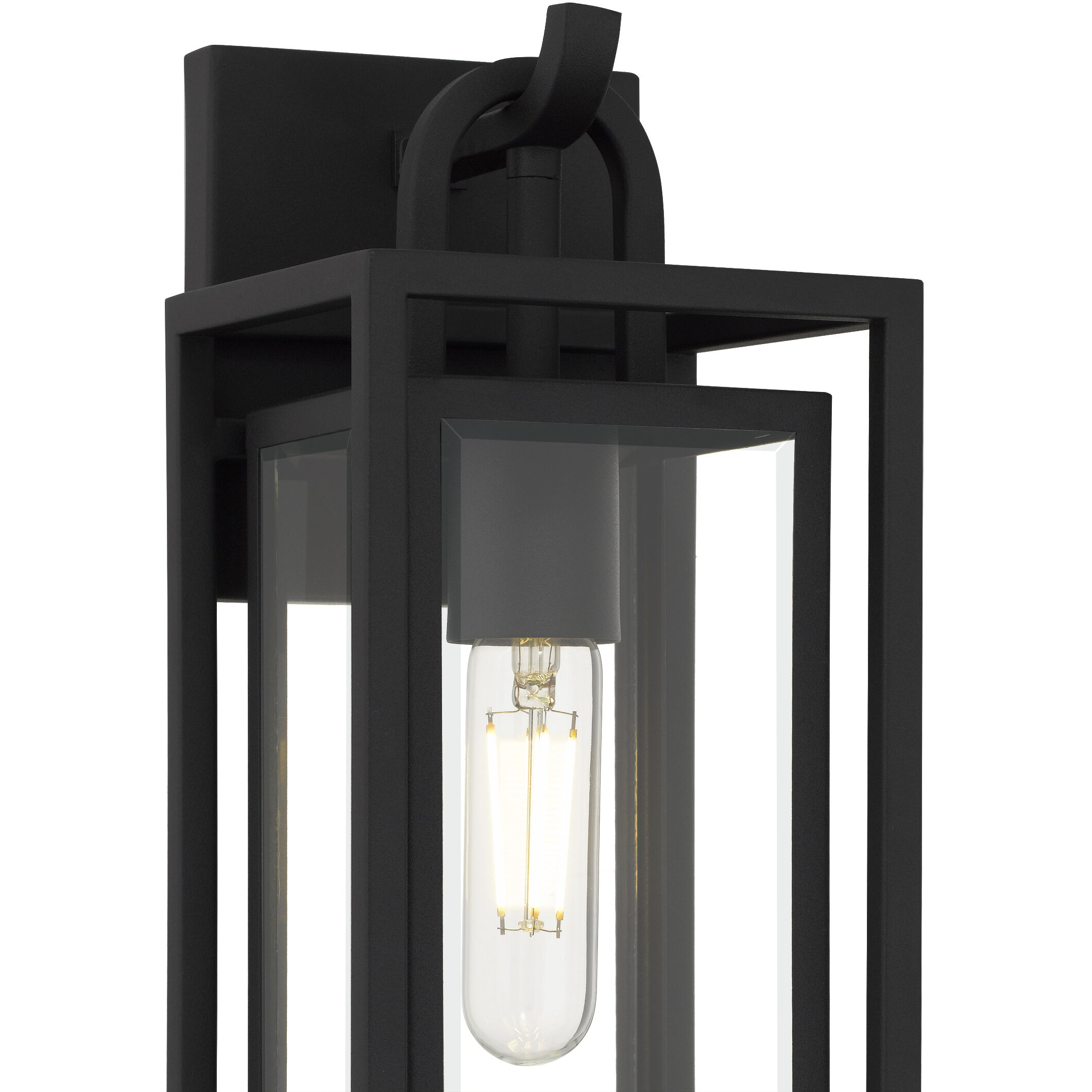 Jayce 1 Light 14.5 inch Matte Black Outdoor Wall Lantern