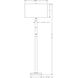 Sanders 62.75 inch 150.00 watt Antique Brass Floor Lamp Portable Light in Warm Metal