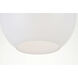 Baxter 1 Light 8 inch Chrome Flush Mount Ceiling Light