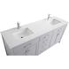 Lewis 72 X 22 X 34 inch Grey Vanity Sink Set