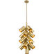 Lumina 17 Light 17.25 inch Modern Gold Chandelier Ceiling Light