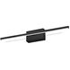 Vega Minor LED 24 inch Black Bath Vanity Wall Light