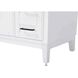 Virginia 36 X 35 inch White Bathroom Vanity Cabinet