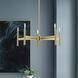 Copenhagen 5 Light 25 inch Antique Brass Chandelier Ceiling Light
