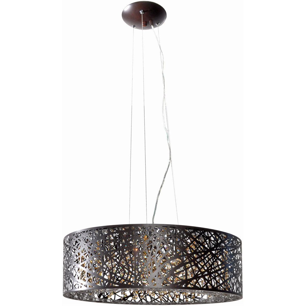 Troy 9 Light 23.5 inch Bronze Multi-Light Pendant Ceiling Light