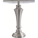 Signature 61 inch 100 watt Brushed Nickel Floor Lamp/Table Lamp Portable Light, 2 Table, 1 Floor Lamp