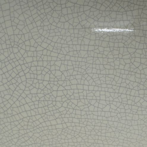 Euro Classics 4 inch White Crackle Pendant Ceiling Light