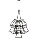Fulton LED 28 inch Aged Zinc with Antique Nickel Indoor Foyer Light Ceiling Light, Large