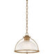 Glint 1 Light 14 inch Patina Brass Pendant Ceiling Light