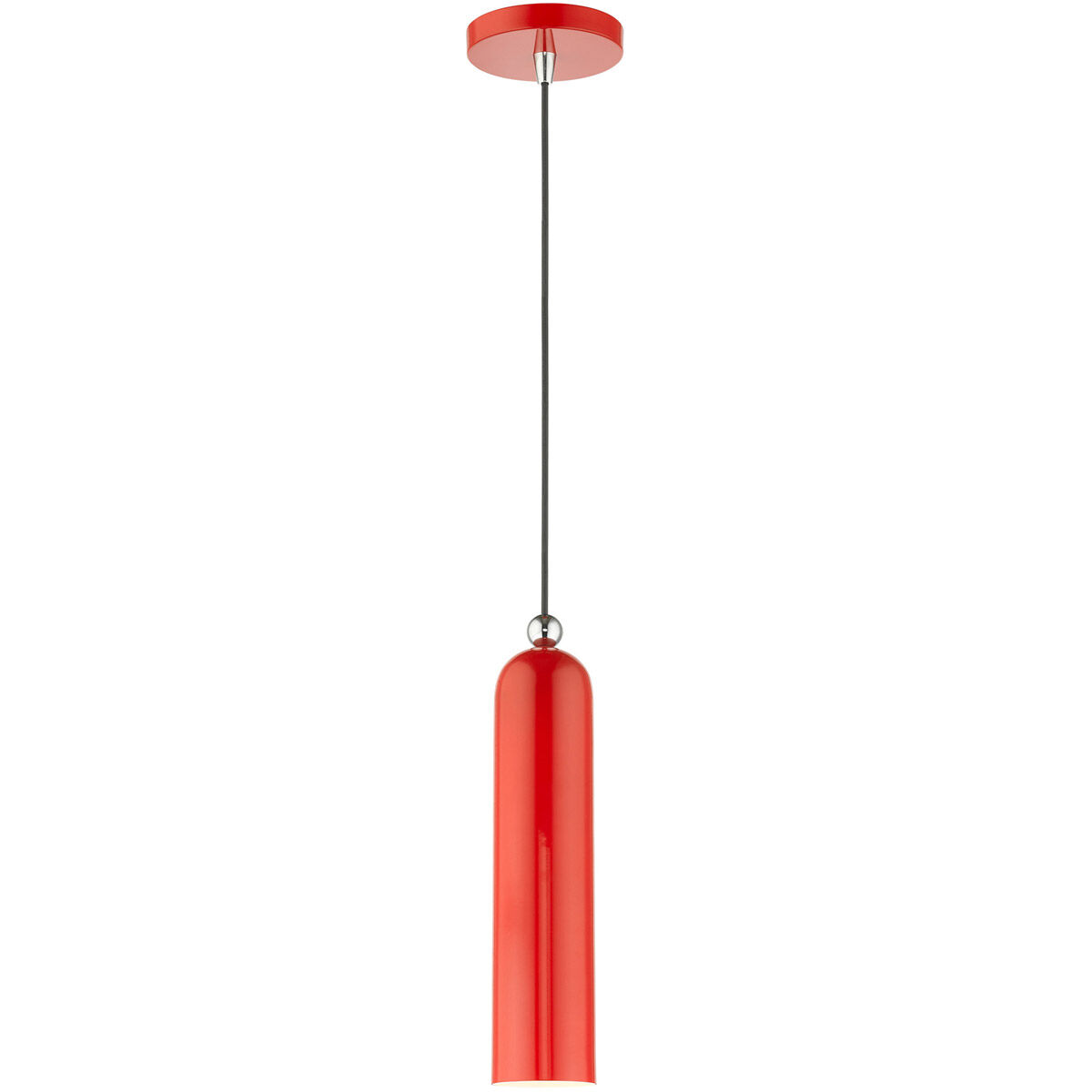 Ardmore 1 Light 5 inch Shiny Red Pendant Ceiling Light
