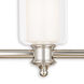 Middlebush 5 Light 45 inch Polished Nickel Vanity Sconce Wall Light