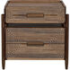 Savino 31 X 30 inch Dark Walnut Side Table