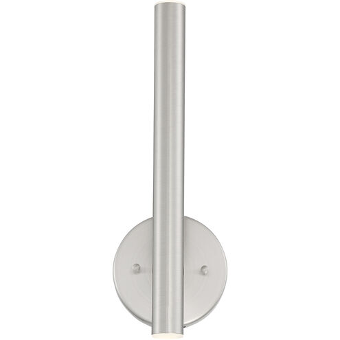 Forest LED 4.75 inch Brushed Nickel Wall Sconce Wall Light in Stain nickel Steel