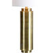 Sherwood 29 inch 100 watt Brushed Brass Table Lamp Portable Light, Small