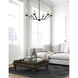 Trey 6 Light 36 inch Black Pendant Ceiling Light