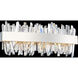 Glacier LED 18 inch Chrome Bath Vanity Wall Light in Firenze Clear