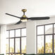 Fremont 60 inch Brushed Gold Ceiling Fan