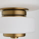 Favo 13.5 inch Brushed Brass Pendant Ceiling Light