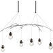Kiwi 6 Light 36.8 inch Oil Rubbed Bronze Pendant Ceiling Light