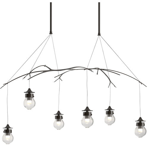Kiwi 6 Light 36.8 inch Oil Rubbed Bronze Pendant Ceiling Light