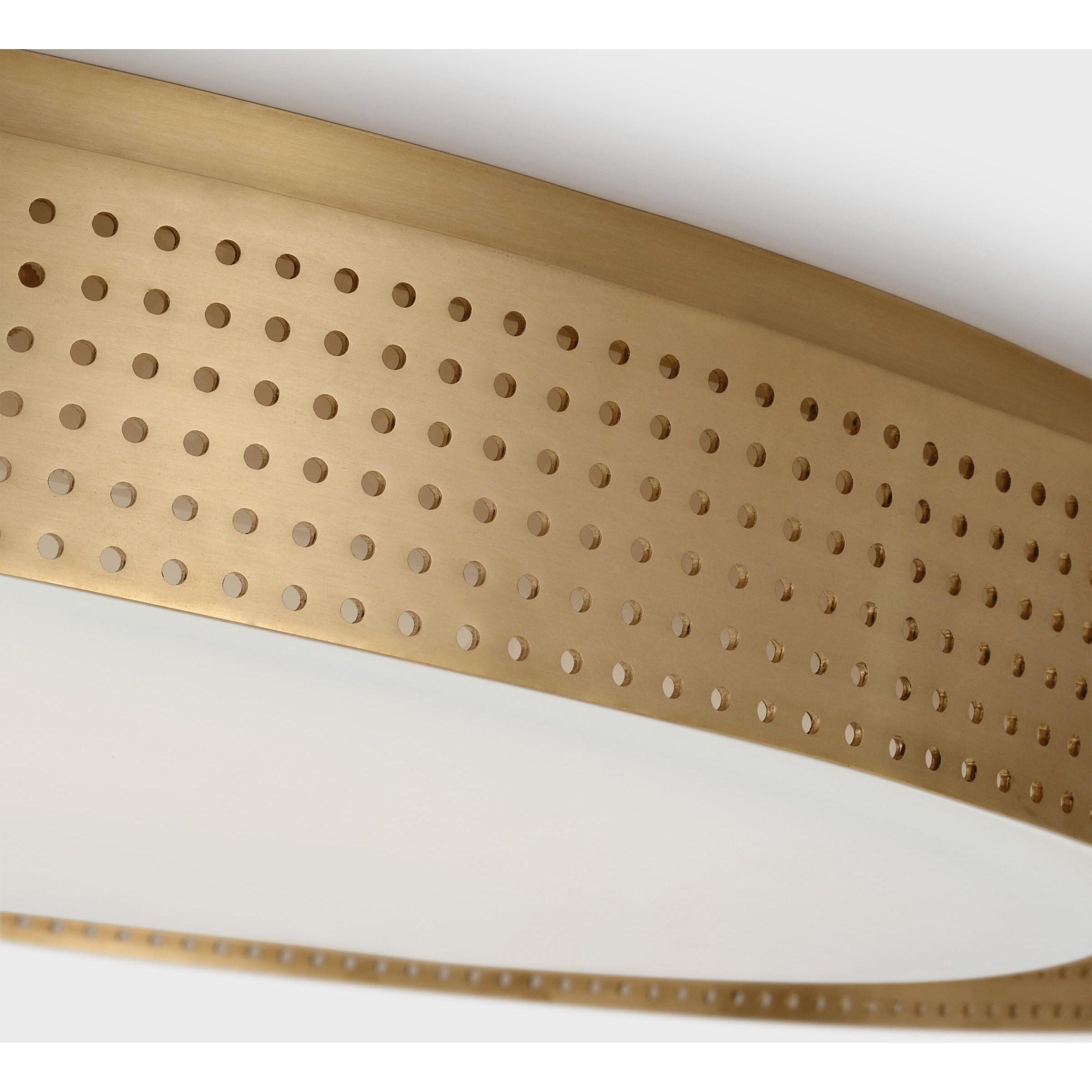 Kelly Wearstler Precision LED 24 inch Antique-Burnished Brass Round Flush Mount Ceiling Light