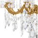 La Scala 8 Light 25 inch Heirloom Gold Chandelier Ceiling Light in Heritage, Heirloom Gold Cast