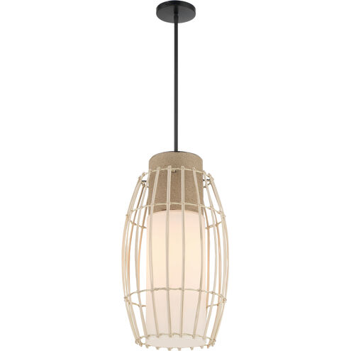 Watermill 1 Light 12.5 inch Coal Pendant Ceiling Light