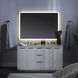 Starlight 48 X 48 inch Black LED Lighted Mirror, Vanita by Oxygen