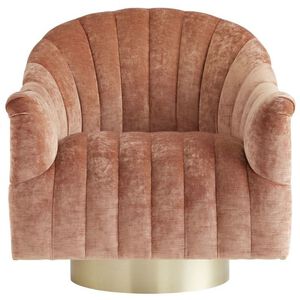 Springsteen Dusty Rose Swivel Chair