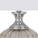 Ossona 26.5 inch 150.00 watt Chrome Table Lamp Portable Light