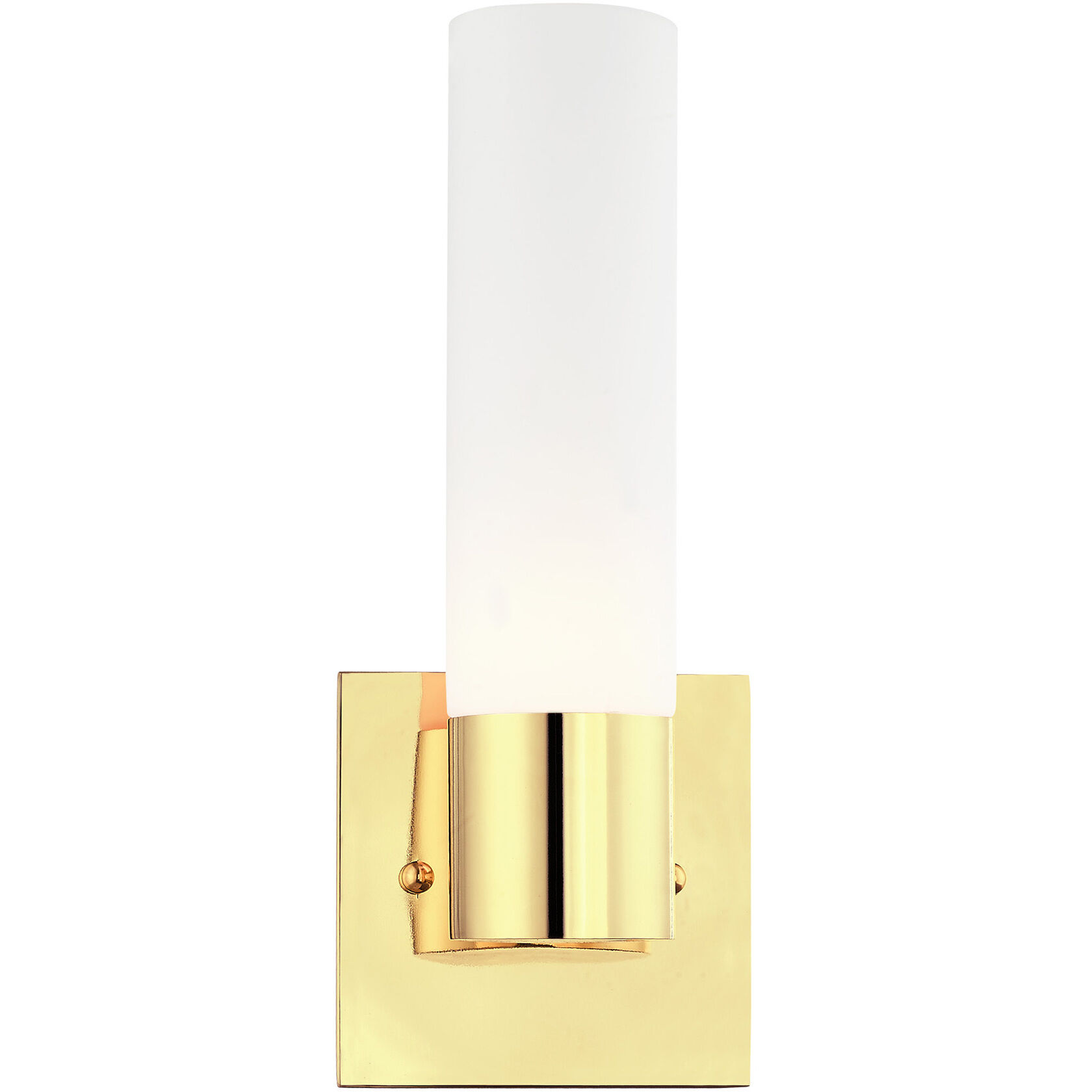 Aero ADA Wall Sconce Wall Light in Polished Brass