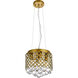 Tully 4 Light 10 inch Brass Pendant Ceiling Light