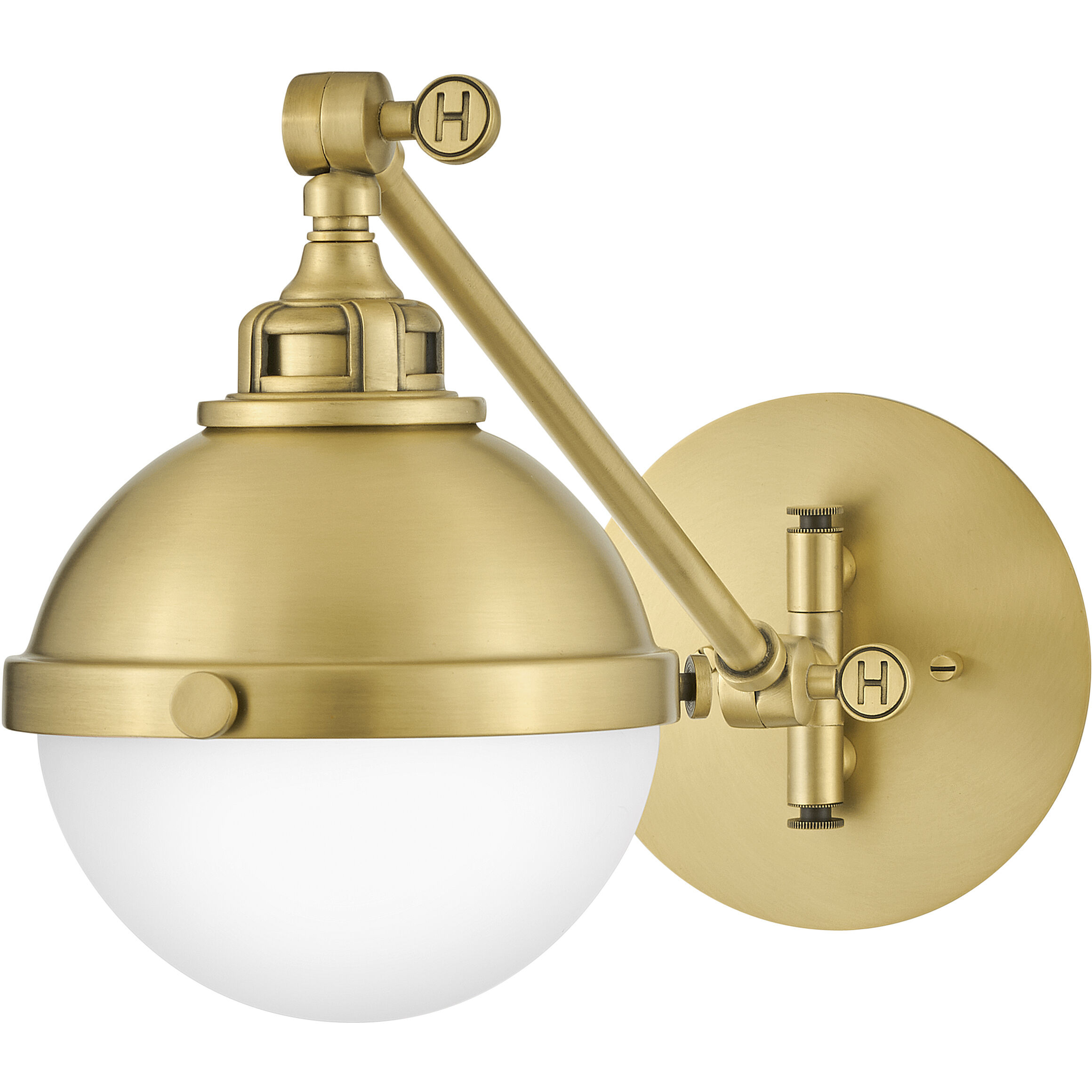 Fletcher 1 Light 7 inch Satin Brass Indoor Wall Sconce Wall Light