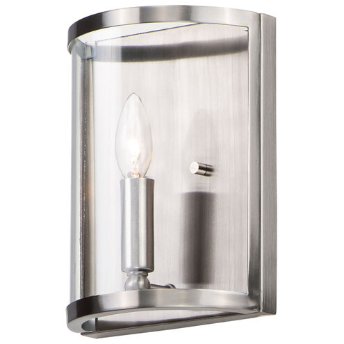 Sentinel 1 Light Satin Nickel Wall Sconce Wall Light