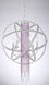 Cascade 6 Light 22 inch Satin White Pendant Ceiling Light