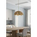 Covea 3 Light 30 inch Legacy Brass Pendant Ceiling Light