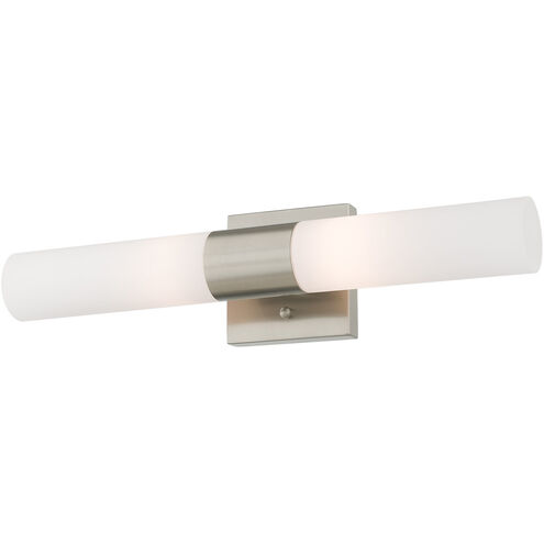 Aero 2 Light 18 inch Brushed Nickel ADA Bath Vanity Wall Light