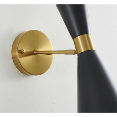 Canada 1 Light 5 inch Black and Gold Wall Sconce Wall Light
