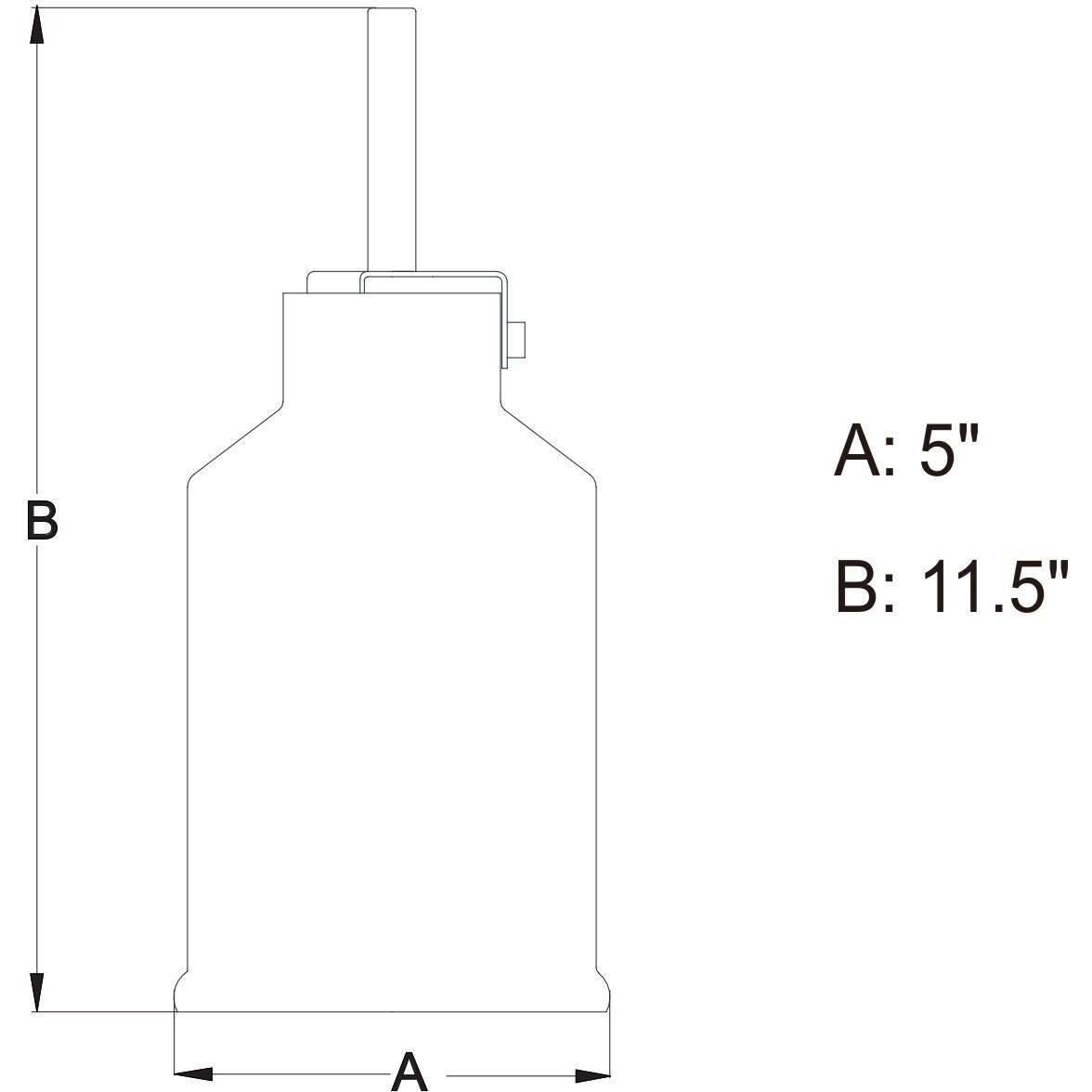 Milone LED 5 inch Textured Rustic Bronze Mini Pendant Ceiling Light