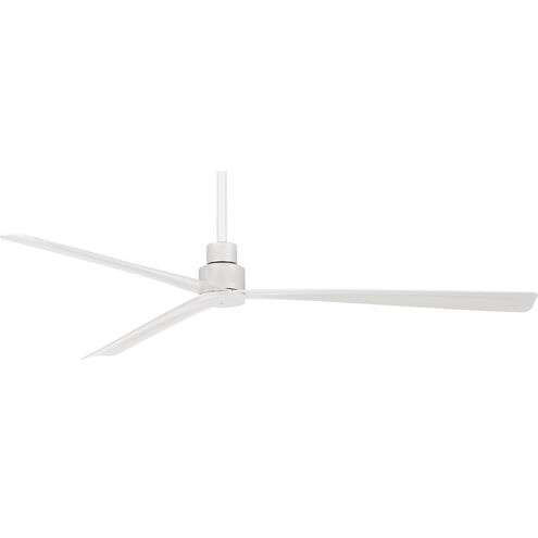 Simple 65 65 inch Flat White Ceiling Fan, Outdoor